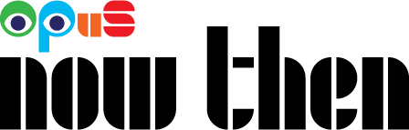 Opus now then logo