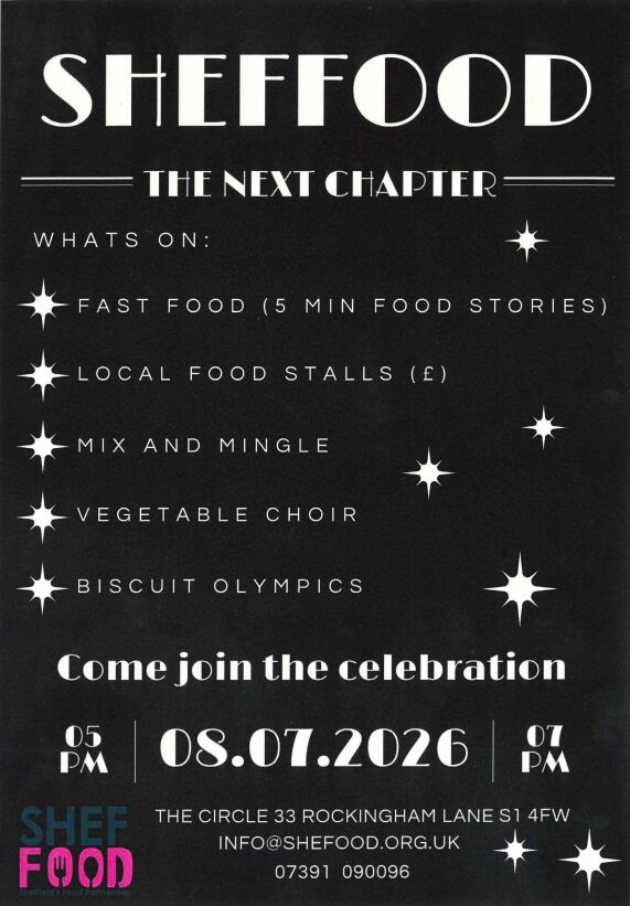 Poster for ShefFood Event